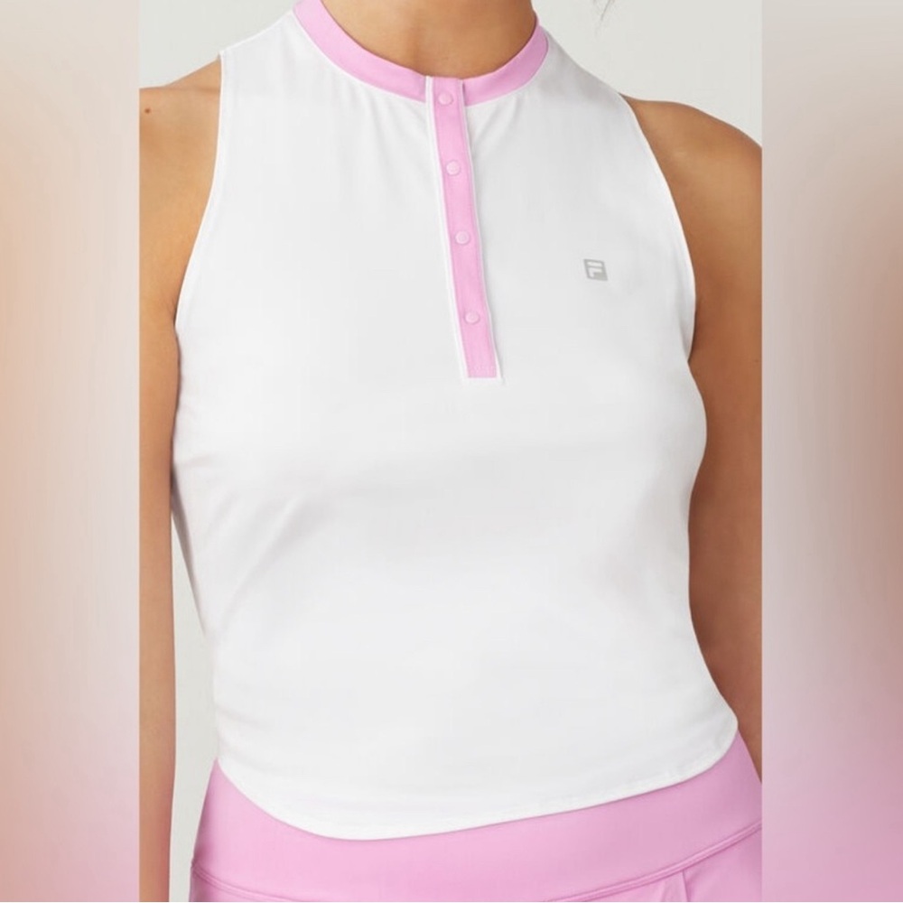 FILA 30 Love Tie Up Racerback Tank Size M